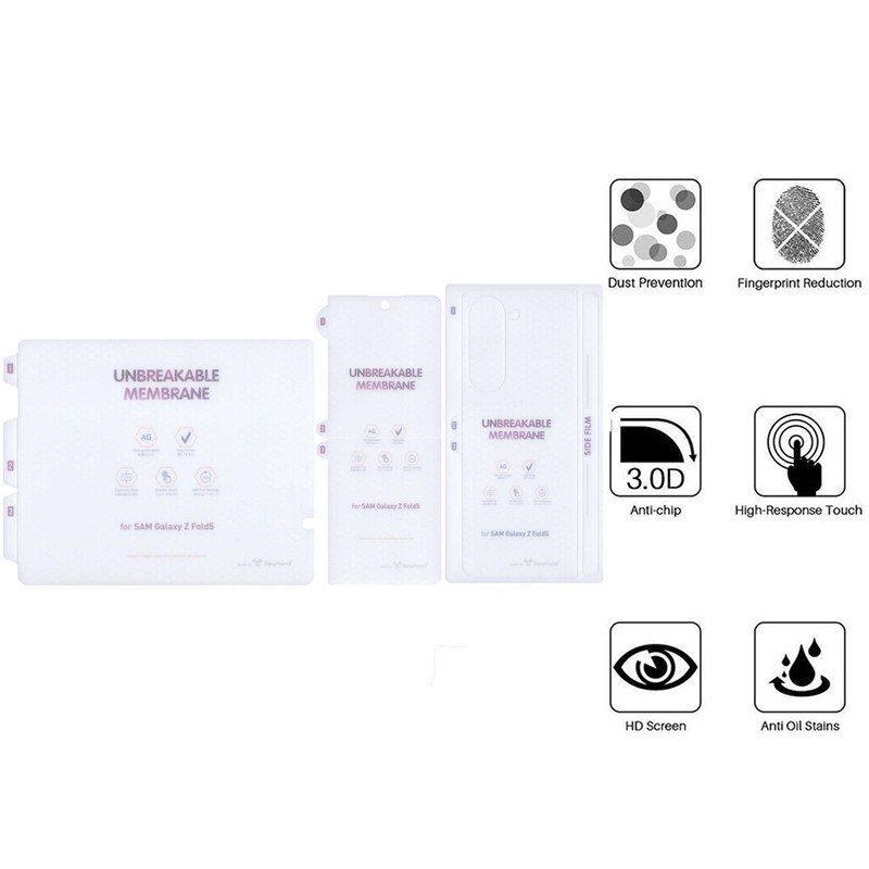 محافظ صفحه نمایش مات بوف مدل Hydrogel-Matte مناسب برای گوشی موبایل سامسونگ Galaxy Z Fold 5 به همراه محافظ پشت گوشی