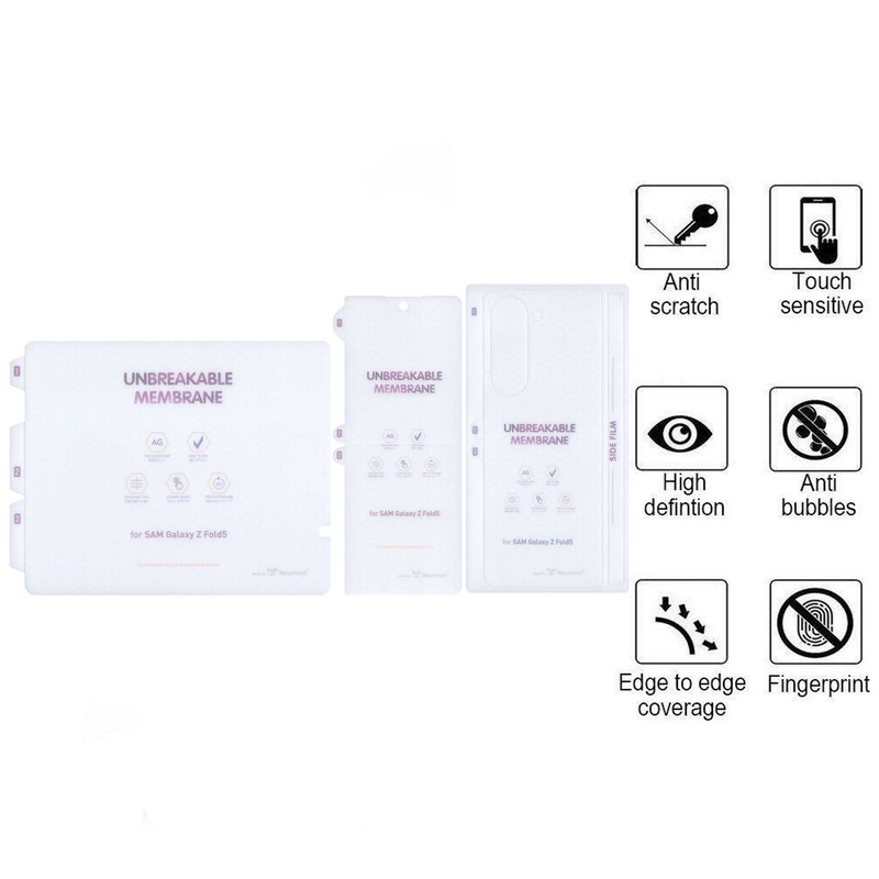 محافظ صفحه نمایش مات بوف مدل Hydrogel-Matte مناسب برای گوشی موبایل سامسونگ Galaxy Z Fold 5 به همراه محافظ پشت گوشی