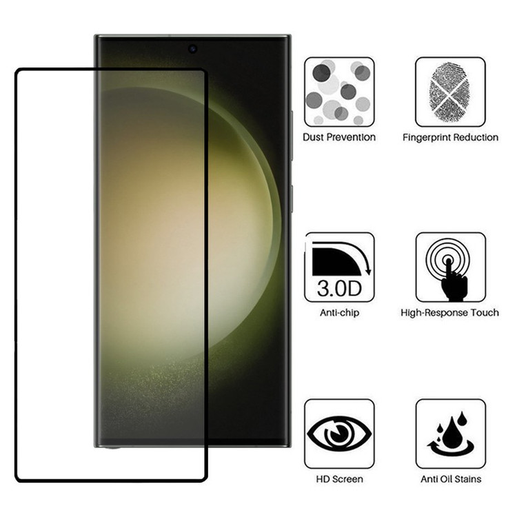محافظ صفحه نمایش بوف مدل Full-Glue-G مناسب برای گوشی موبایل سامسونگ Galaxy S23 Ultra S22 Ultra