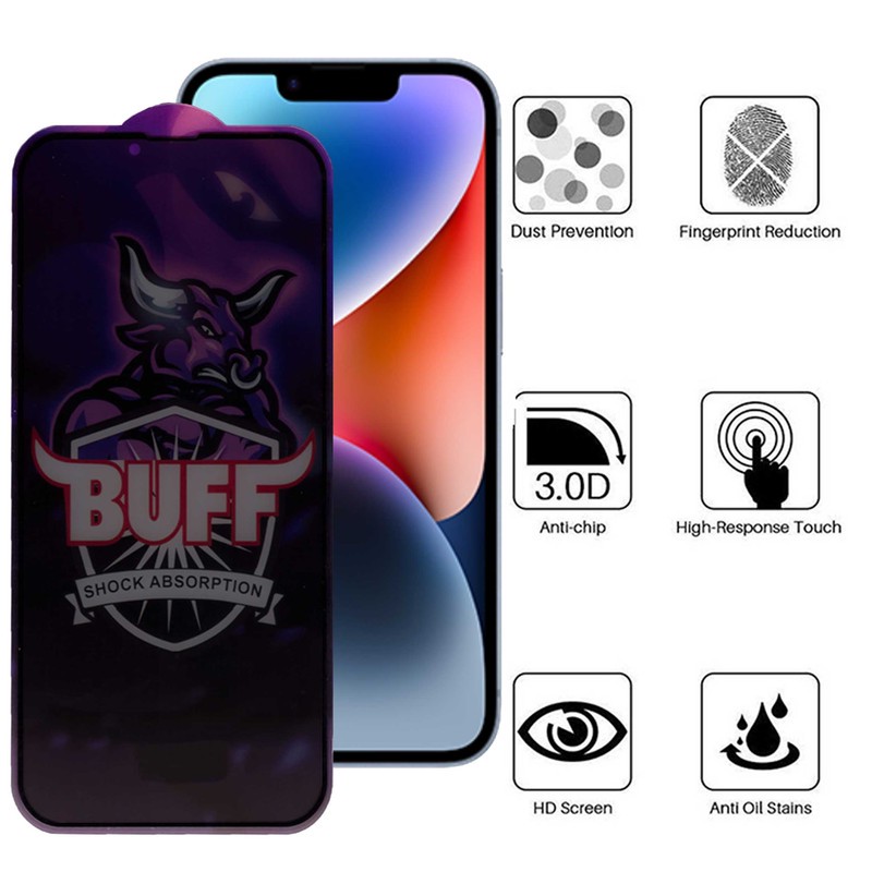 محافظ صفحه نمایش حریم شخصی بوف مدل Privacy Pro Plus مناسب برای گوشی موبایل اپل iPhone 13 13 Pro 14