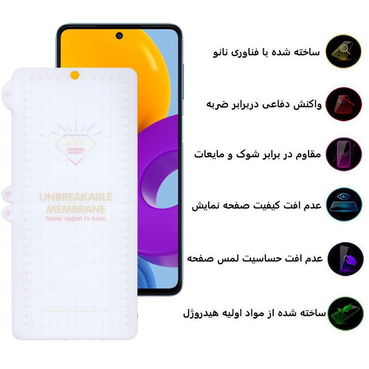 محافظ صفحه نمایش بوف مدل Hydrogel-G مناسب برای گوشی موبایل سامسونگ Galaxy M52 A72 A71