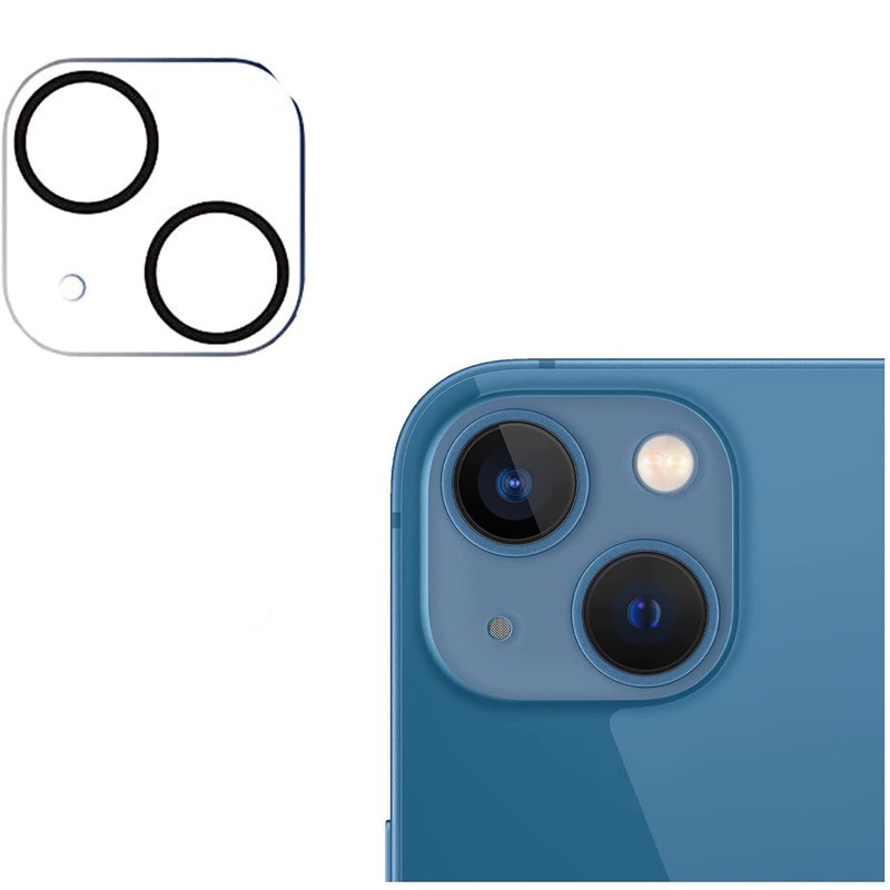محافظ لنز دوربین بوف مدل 3D Clear-G مناسب برای گوشی موبایل اپل Iphone 13 13 Mini