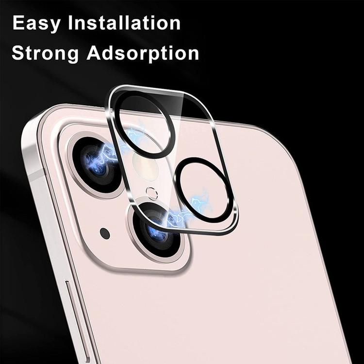 محافظ لنز دوربین بوف مدل 3D Clear-G مناسب برای گوشی موبایل اپل Iphone 13 13 Mini