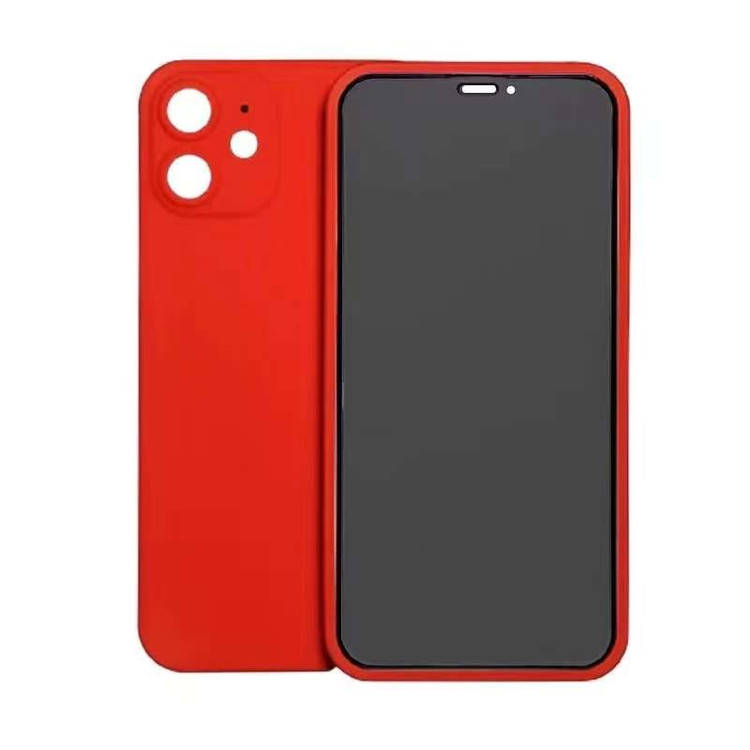 محافظ صفحه نمایش بوف مدل FB360 مناسب برای گوشی موبایل اپل Iphone 12 Pro به همراه محافظ پشت گوشی