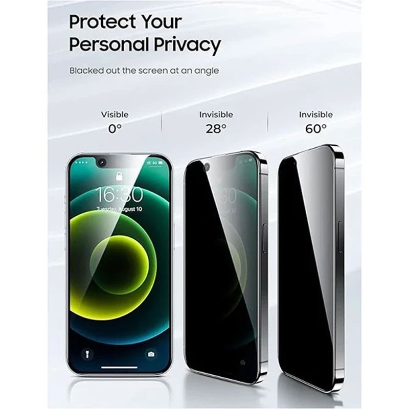 محافظ صفحه نمایش حریم شخصی بوف مدل Fighter Pri Pro مناسب برای گوشی موبایل اپل iPhone 17 Pro 17 16 Pro