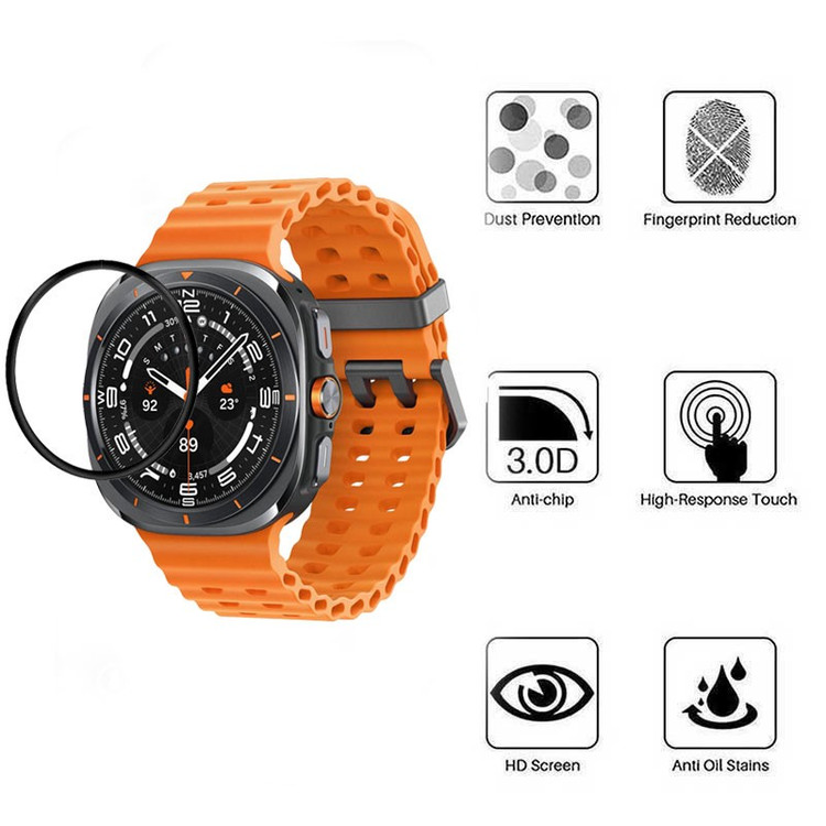 محافظ صفحه نمایش بوف مدل Full glue-G مناسب برای ساعت هوشمند سامسونگ Galaxy Watch 7 Ultra 47mm