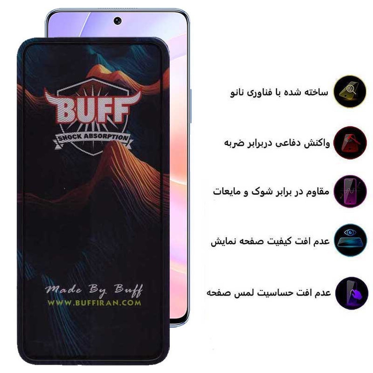 محافظ صفحه نمایش بوف مدل Mountain-G مناسب برای گوشی موبایل آنر 50 SE X8a X8b X8 4G 90 Lite 90 GT