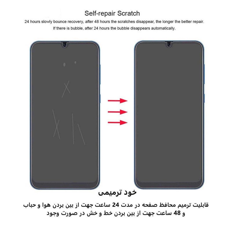 محافظ صفحه نمایش مات بوف مدل Hydrogel مناسب برای گوشی موبایل گوگل Pixel 9 pro XL
