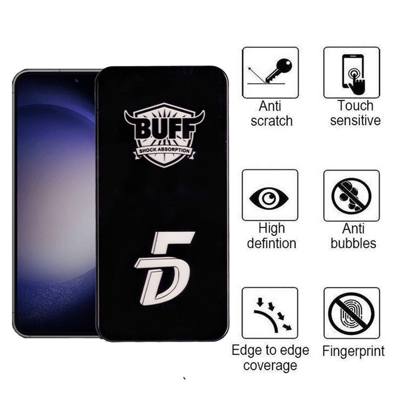 محافظ صفحه نمایش 5D بوف مدل F33 مناسب برای گوشی موبایل سامسونگ Galaxy S23 FE A54