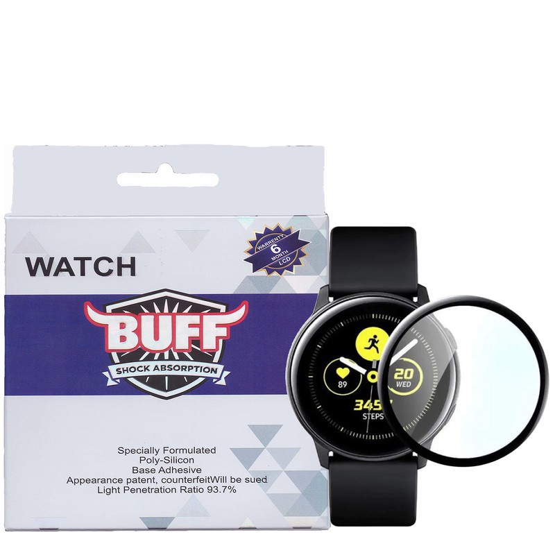 محافظ صفحه نمایش بوف مدل FullGlue-Flexible-G مناسب برای ساعت هوشمند سامسونگ Galaxy Watch 4 5 Active 2 44mm