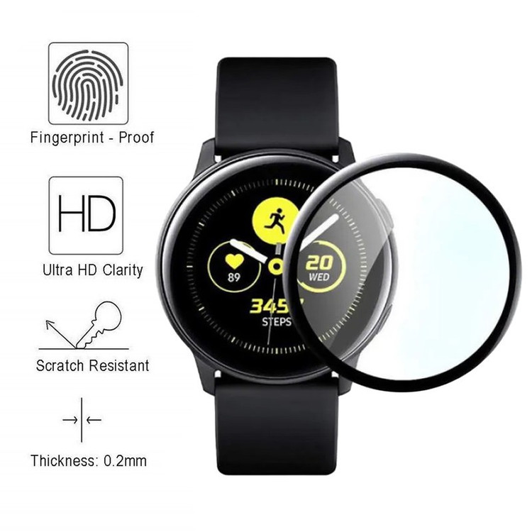 محافظ صفحه نمایش بوف مدل FullGlue-Flexible-G مناسب برای ساعت هوشمند سامسونگ Galaxy Watch 4 5 Active 2 44mm