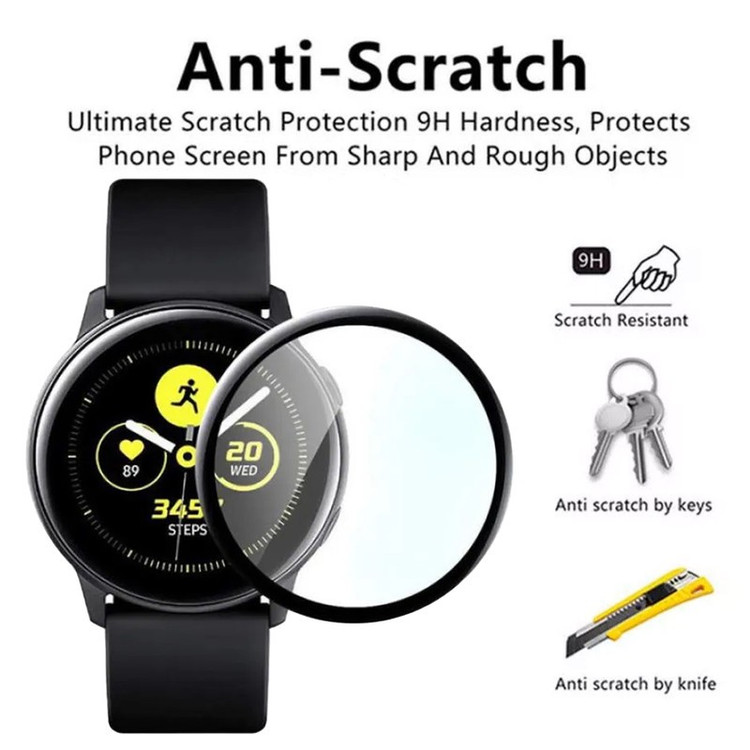 محافظ صفحه نمایش بوف مدل FullGlue-Flexible-G مناسب برای ساعت هوشمند سامسونگ Galaxy Watch 4 5 Active 2 44mm