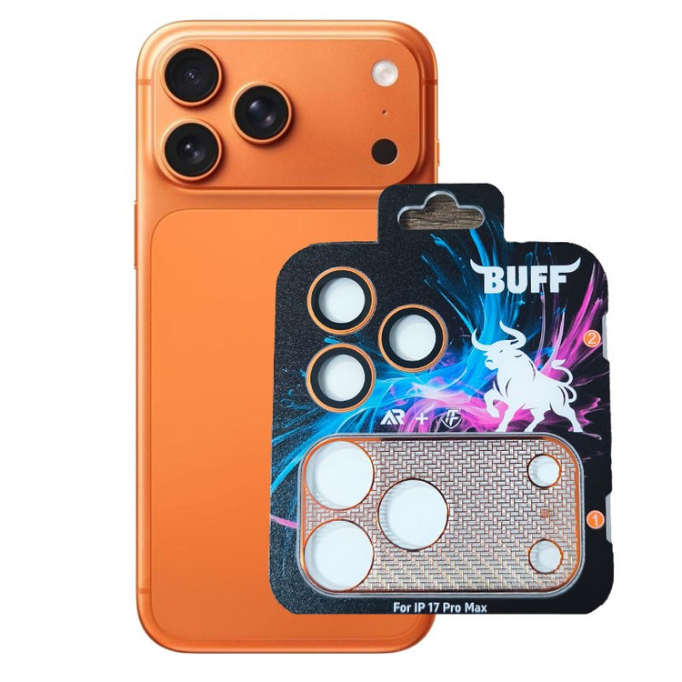 محافظ لنز دوربین فلزی بوف مدل 2in1 FullProtection netshield مناسب برای گوشی موبایل اپل iPhone 17 Pro Max