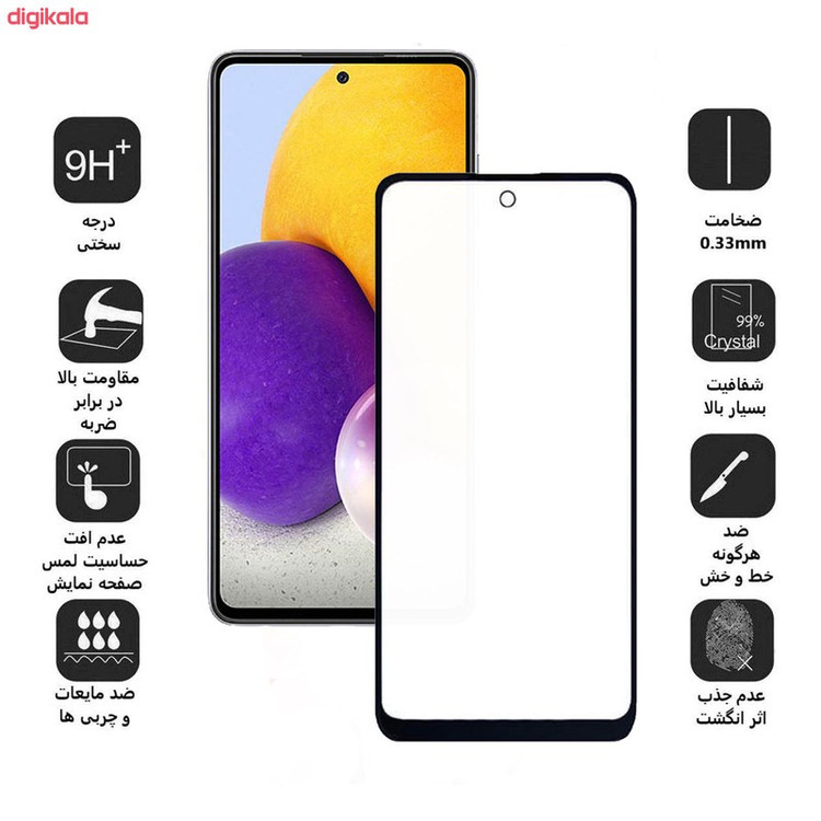 محافظ صفحه نمایش مات بوف مدل Fm33 مناسب برای گوشی موبایل سامسونگ Galaxy A72 A71 S10 Lite M51 Note 10 Lite
