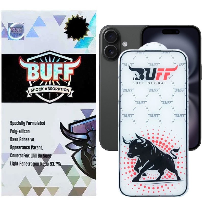 محافظ صفحه نمایش بوف مدل Black Fighter-Guarantee مناسب برای گوشی موبایل اپل iPhone 16 15 14 Pro