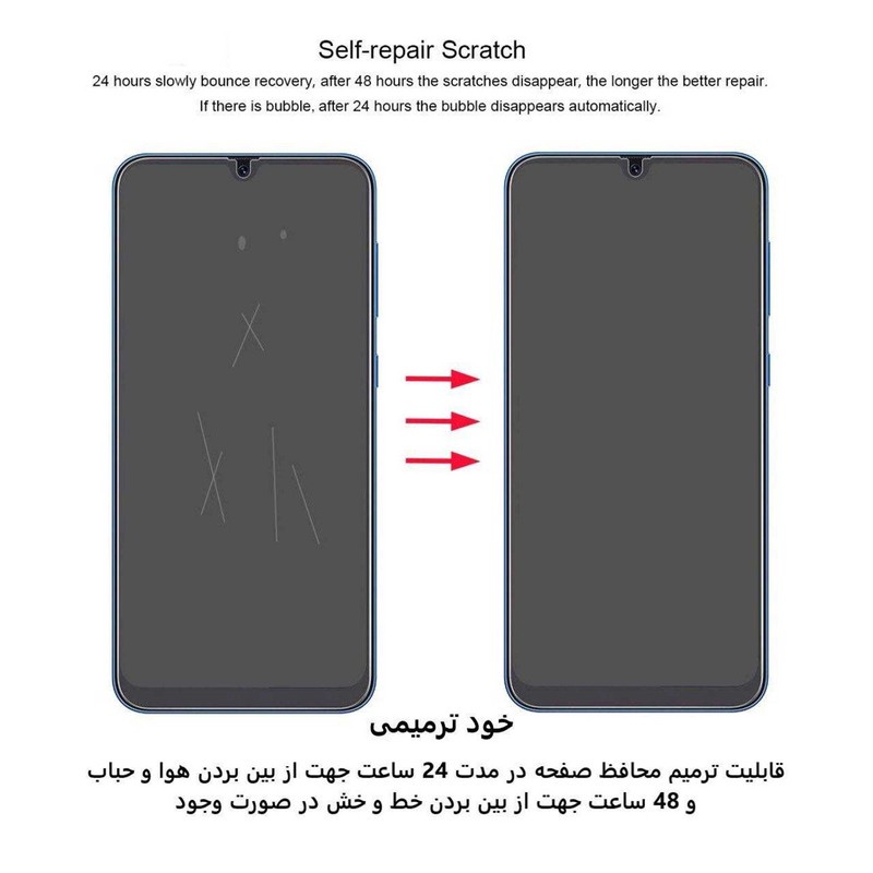 محافظ صفحه نمایش مات بوف مدل Hydrogel-Matte مناسب برای گوشی موبایل سامسونگ Galaxy Z Flip 5 به همراه محافظ پشت گوشی