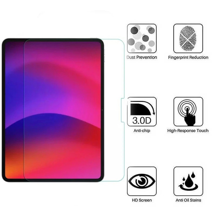 محافظ صفحه نمایش بوف مدل 5D مناسب برای تبلت اپل iPad Air 13 2025 iPad Air 13 2024 iPad Pro 13 2024