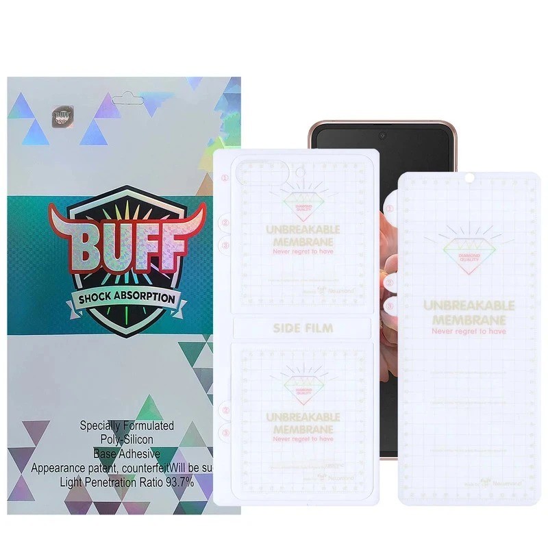 محافظ صفحه نمایش بوف مدل Hydrogel مناسب برای گوشی موبایل سامسونگ Galaxy Z Flip 7 FE Z Flip 6 به همراه محافظ پشت گوشی