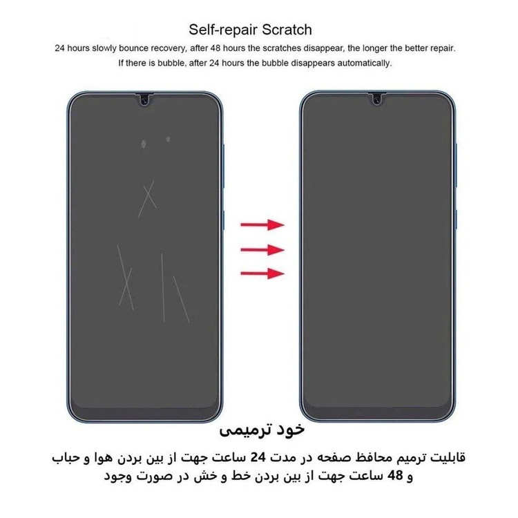 محافظ صفحه نمایش بوف مدل Hydrogel مناسب برای گوشی موبایل سامسونگ Galaxy Z Flip 7 FE Z Flip 6 به همراه محافظ پشت گوشی