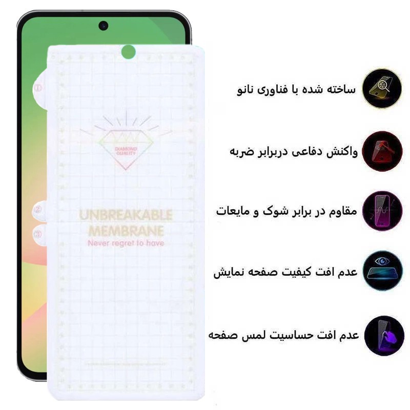 محافظ صفحه نمایش بوف مدل Hydrogel-G مناسب برای گوشی موبایل سامسونگ Galaxy A56 A36 S24 FE
