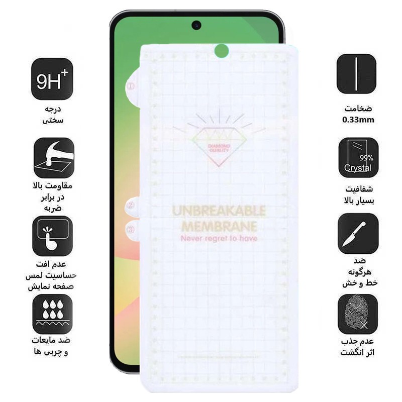 محافظ صفحه نمایش بوف مدل Hydrogel-G مناسب برای گوشی موبایل سامسونگ Galaxy A56 A36 S24 FE
