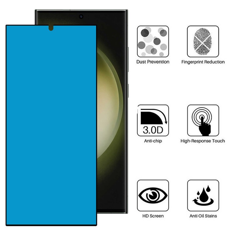 محافظ صفحه نمایش بوف مدل Silicone مناسب برای گوشی موبایل سامسونگ Galaxy S23 Ultra S22 Ultra 5G