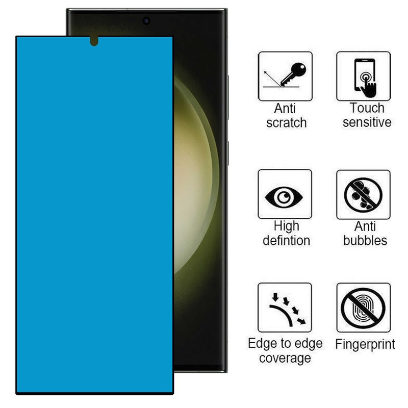 محافظ صفحه نمایش بوف مدل Silicone مناسب برای گوشی موبایل سامسونگ Galaxy S23 Ultra S22 Ultra 5G