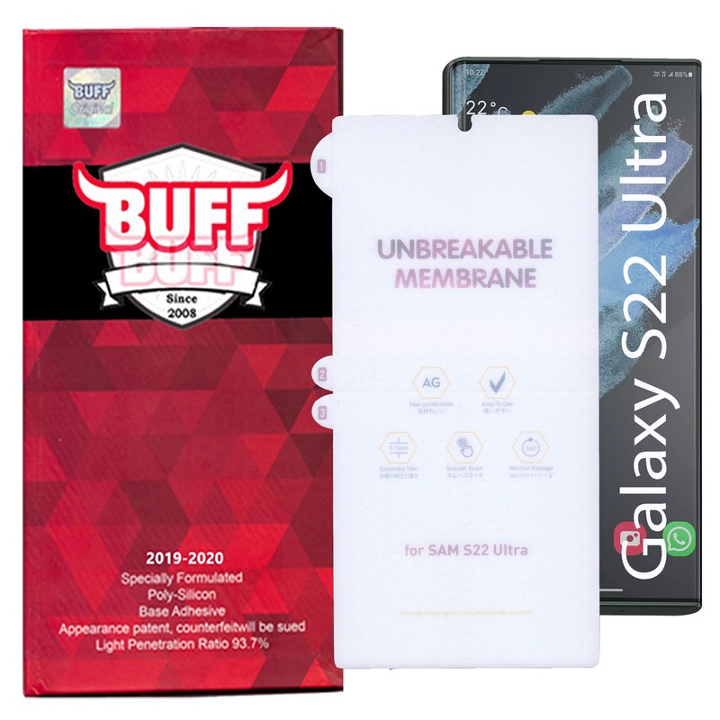 محافظ صفحه نمایش بوف مدل Hydrogel-Matte مناسب برای گوشی موبایل سامسونگ Galaxy S22 Ultra