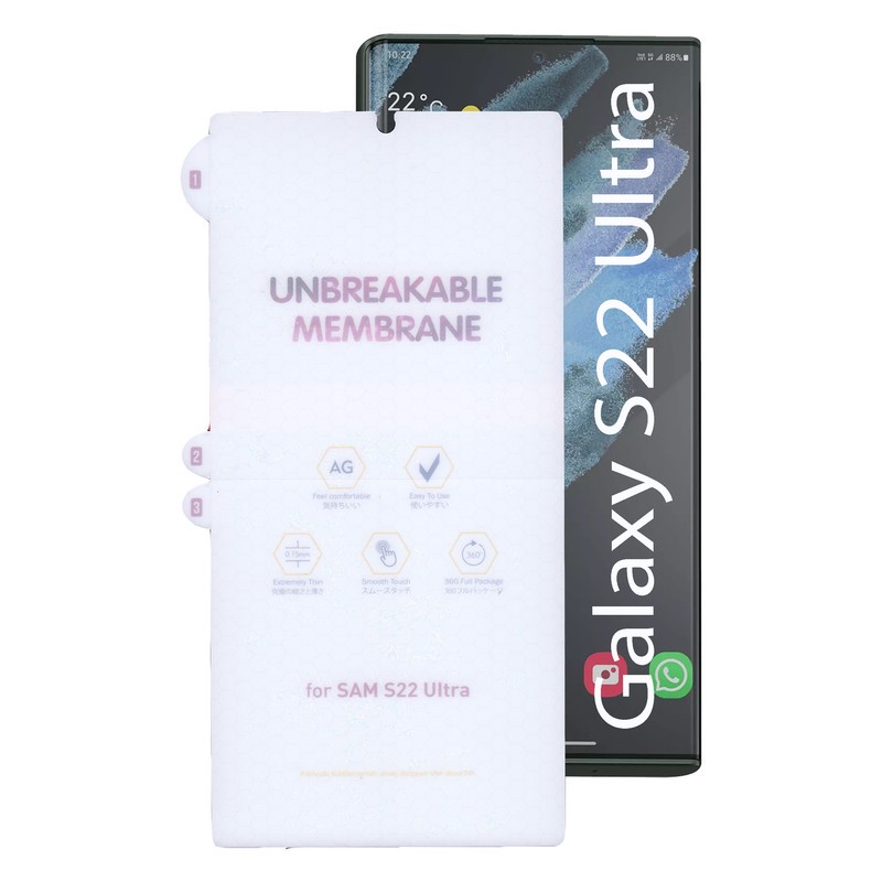 محافظ صفحه نمایش بوف مدل Hydrogel-Matte مناسب برای گوشی موبایل سامسونگ Galaxy S22 Ultra