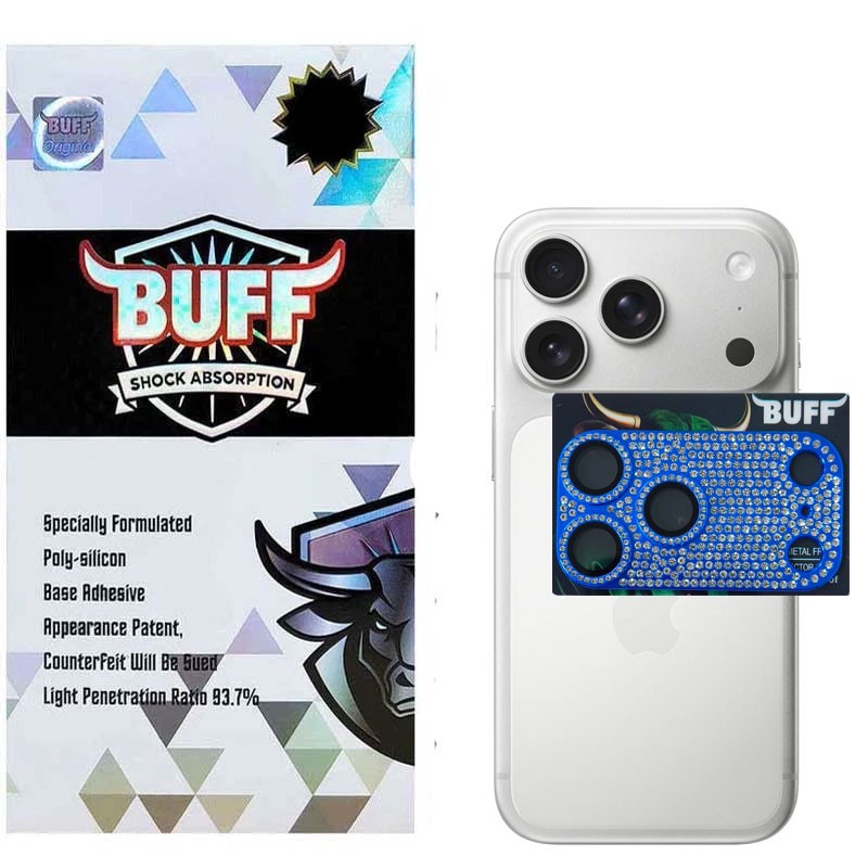 محافظ لنز دوربین فلزی بوف مدل Diamond Metal Shield-Guarantee مناسب برای گوشی موبایل اپل iPhone 17 Pro Max