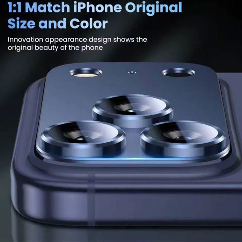 محافظ لنز دوربین فلزی بوف مدل Diamond Metal Shield-Guarantee مناسب برای گوشی موبایل اپل iPhone 17 Pro Max