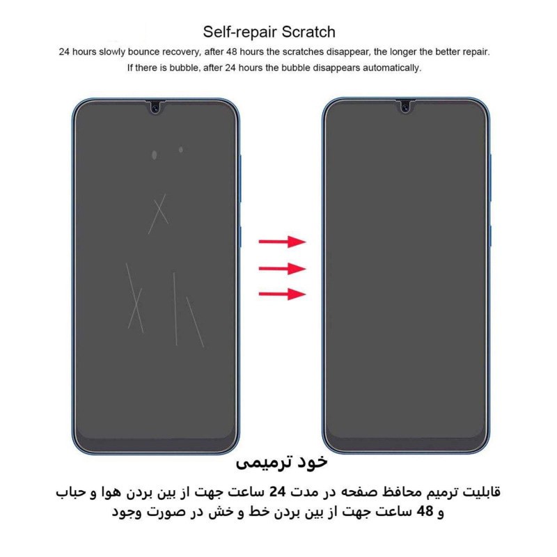 محافظ صفحه نمایش مات بوف مدل Hydrogel-Matte مناسب برای گوشی موبایل سامسونگ Galaxy S21 Ultra به همراه محافظ پشت گوشی