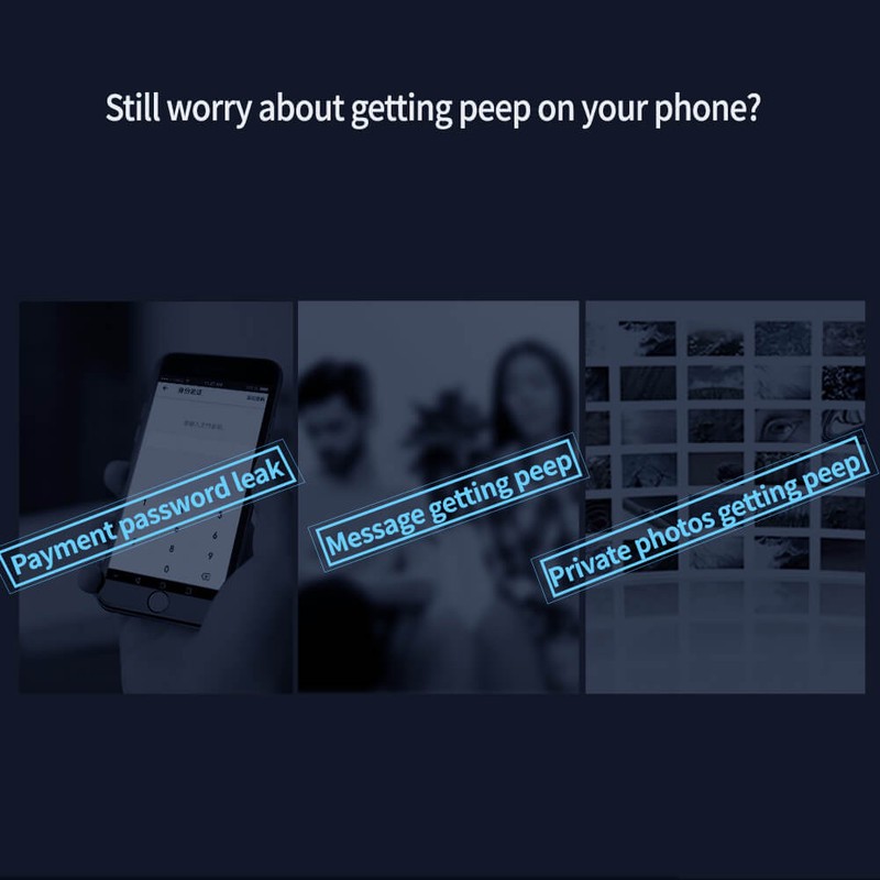 محافظ صفحه نمایش حریم شخصی بوف مدل 5D Privacy مناسب برای گوشی موبایل اپل iPhone 16e 14 13 Pro 13