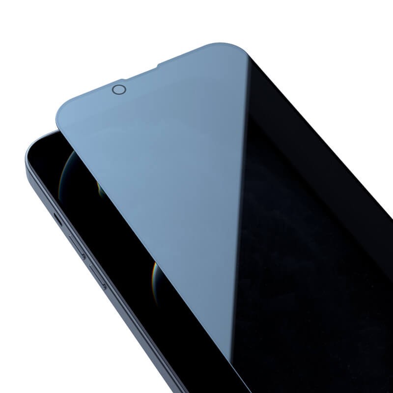محافظ صفحه نمایش حریم شخصی بوف مدل 5D Privacy مناسب برای گوشی موبایل اپل iPhone 16e 14 13 Pro 13