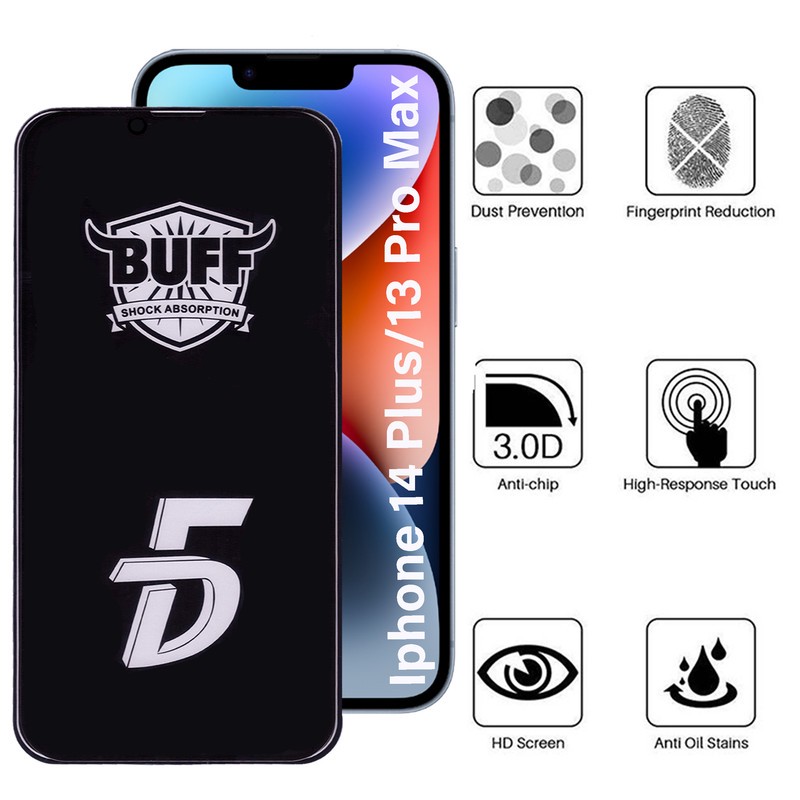 محافظ صفحه نمایش 5D بوف مدل F33-G مناسب برای گوشی موبایل اپل iPhone 14 Plus iPhone 13 Pro Max