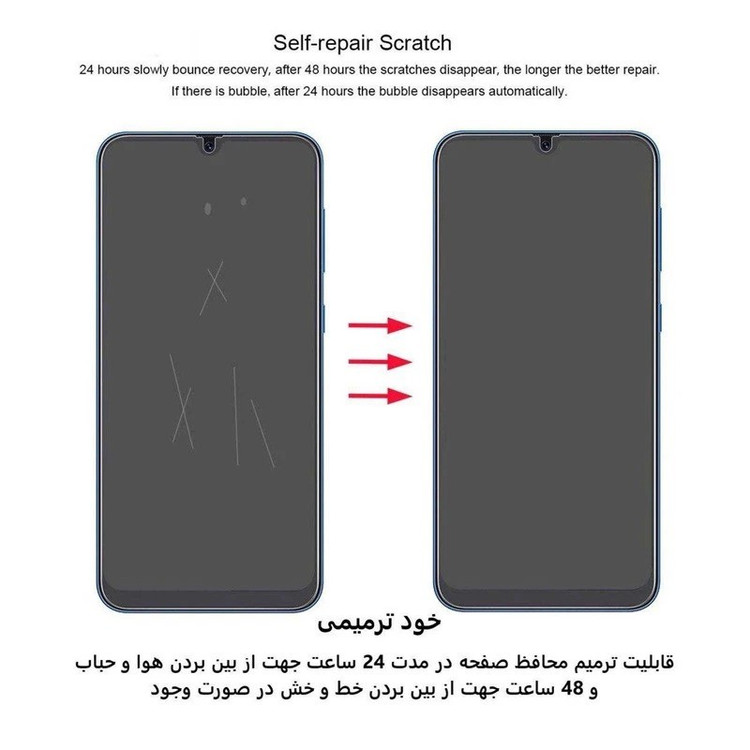 محافظ صفحه نمایش مات بوف مدل Hydrogel-Matte مناسب برای گوشی موبایل سامسونگ Galaxy Z Fold 7 به همراه محافظ پشت گوشی