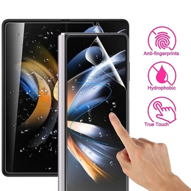 محافظ صفحه نمایش مات بوف مدل Hydrogel-Matte مناسب برای گوشی موبایل سامسونگ Galaxy Z Fold 7 به همراه محافظ پشت گوشی