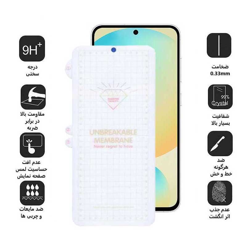 محافظ صفحه نمایش بوف مدل Hydrogel-G مناسب برای گوشی موبایل سامسونگ Galaxy S24 FE A55 A35