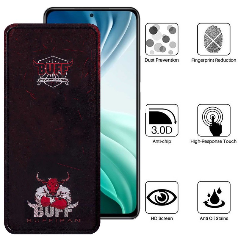 محافظ صفحه نمایش بوف مدل Muscle-Bull-G مناسب برای گوشی موبایل شیائومی Mi 11i Mi 10i Mi 11X Mi 11X Pro 11i 11i HyperCh...