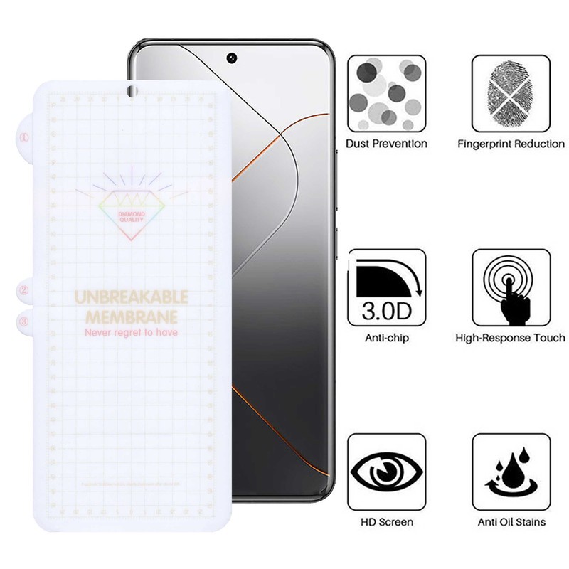 محافظ صفحه نمایش بوف مدل Hydrogel-G مناسب برای گوشی موبایل شیائومی 14 Pro 14 Ultra 12 Pro