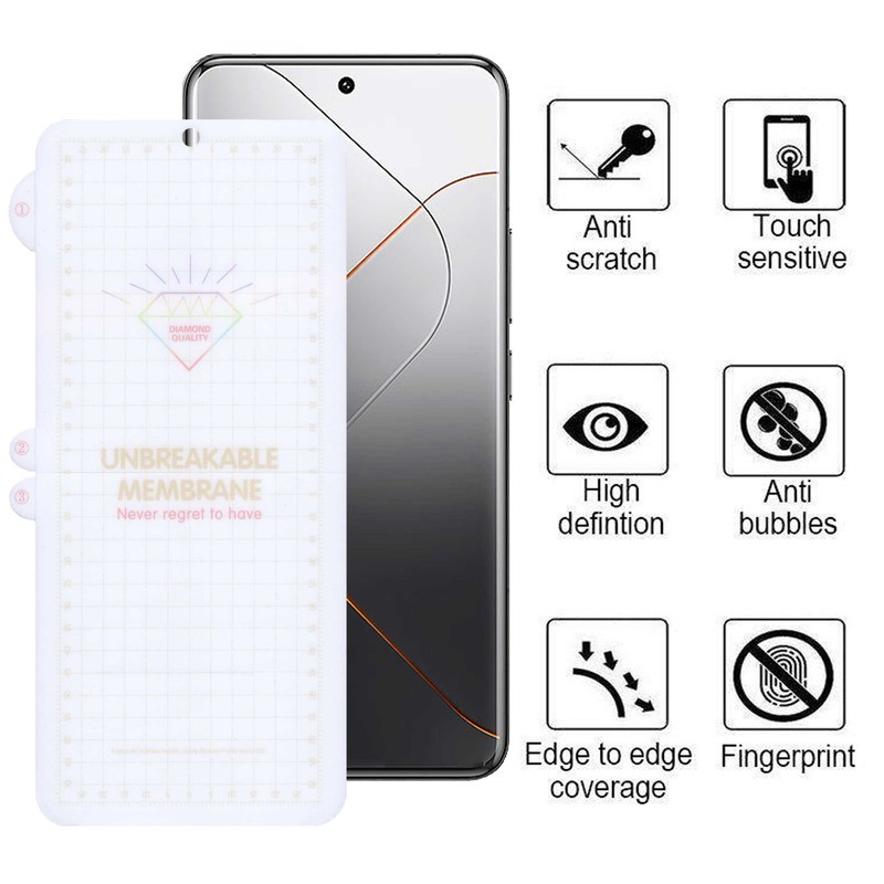 محافظ صفحه نمایش بوف مدل Hydrogel-G مناسب برای گوشی موبایل شیائومی 14 Pro 14 Ultra 12 Pro