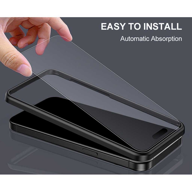 محافظ صفحه نمایش بوف مدل Crystal Pro-G مناسب برای گوشی موبایل اپل iPhone 16e 14 13 Pro 13