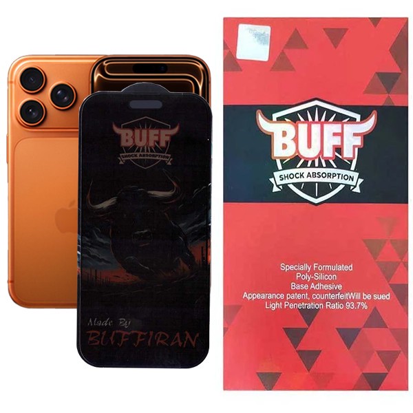 محافظ صفحه نمایش حریم شخصی بوف مدل BullRun Pri Pro مناسب برای گوشی موبایل اپل iPhone 17 Pro 17 16 Pro