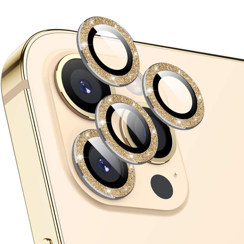 محافظ لنز دوربین بوف مدل Diamond-Luxury-G مناسب برای گوشی موبایل اپل iphone 13 Pro Max 13 Pro