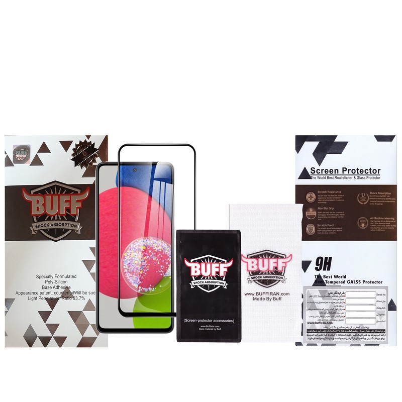 محافظ صفحه نمایش 5D بوف مدل F33 مناسب برای گوشی موبایل سامسونگ Galaxy A52s A51 5G