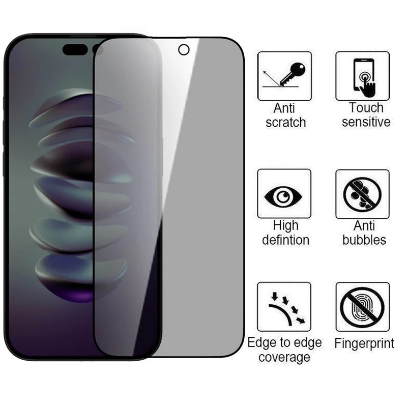 محافظ صفحه نمایش حریم شخصی بوف مدل Privacy مناسب برای گوشی موبایل اپل iPhone 17 Pro