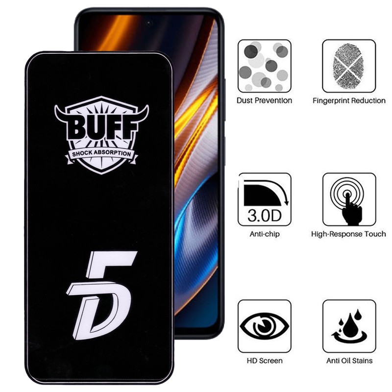 محافظ صفحه نمایش 5D بوف مدل F33-G مناسب برای گوشی موبایل شیائومی Redmi Note 11T Pro Redmi Note 11T Pro Plus Poco X4 G...