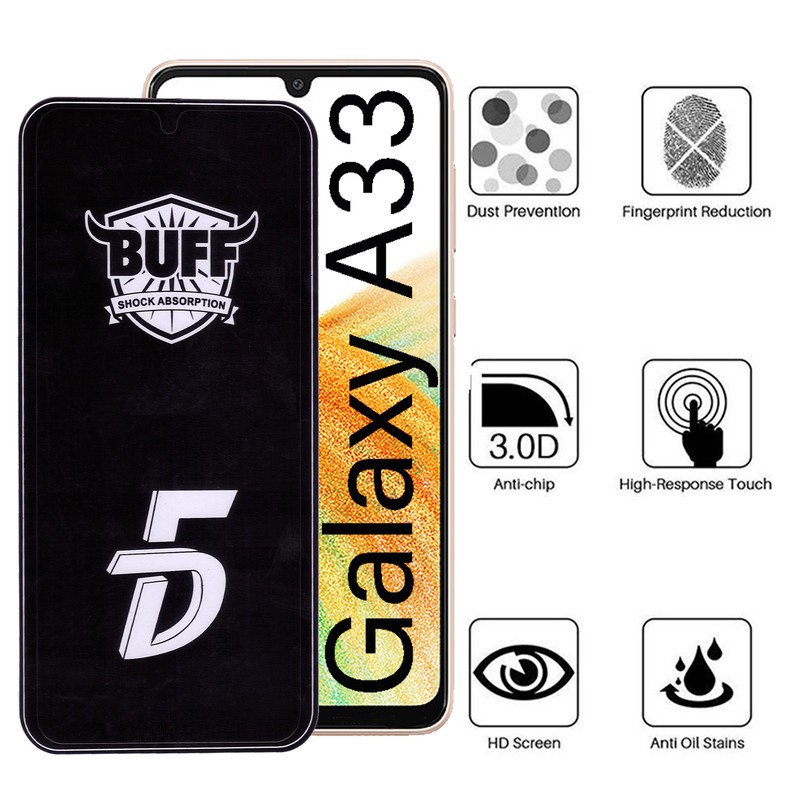 محافظ صفحه نمایش 5D بوف مدل F33 مناسب برای گوشی موبایل سامسونگ Galaxy A33