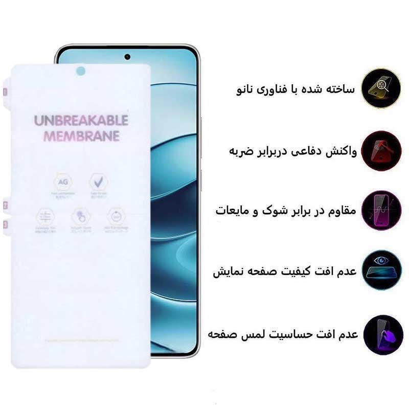 محافظ صفحه نمایش مات بوف مدل Hydrogel-Matte-G مناسب برای گوشی موبایل شیائومی Redmi Note 14 Note 14 Pro Note 14 Pro pl...