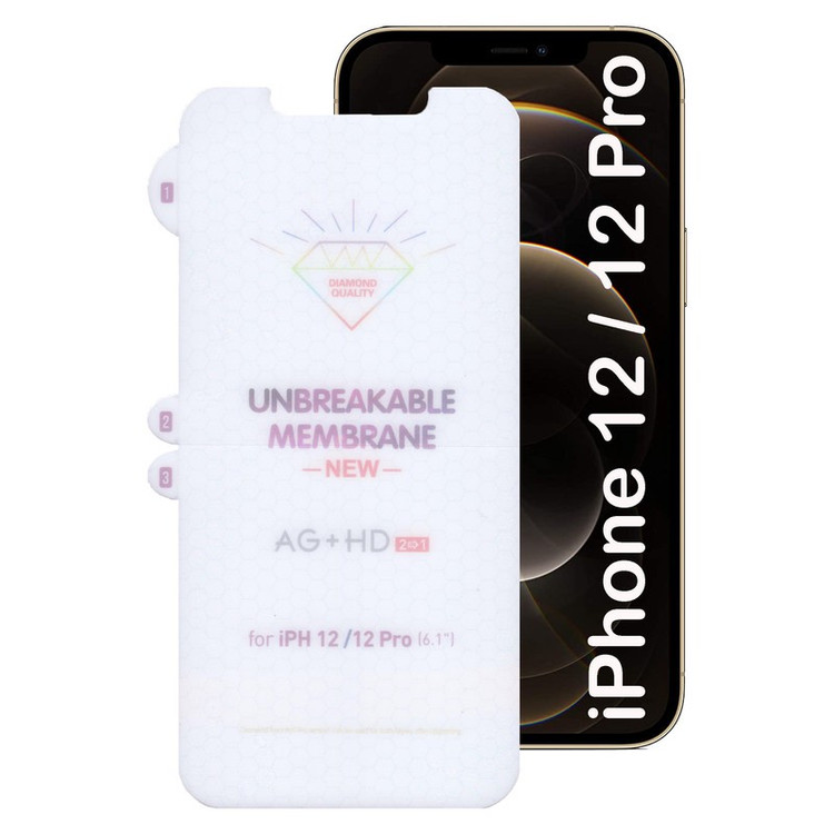 محافظ صفحه نمایش بوف مدل Hydrogel-Double مناسب برای گوشی موبایل اپل iPhone 12 12 Pro